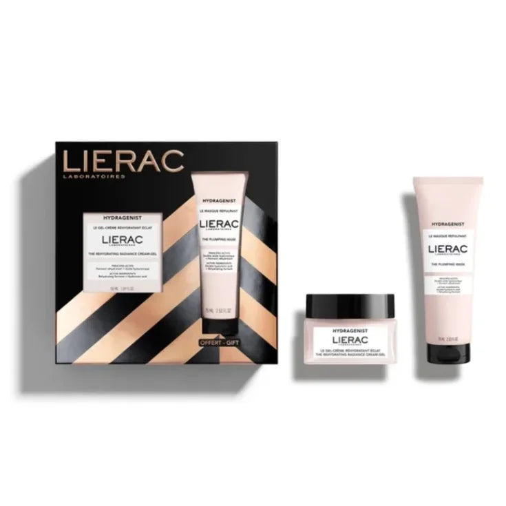 LIERAC SET NAT HYDR GEL+CR+MAS