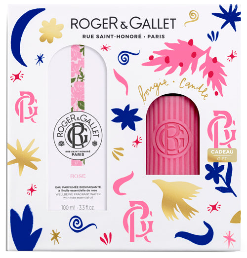 R&G SET NATALE ROSE 100ML+CAND